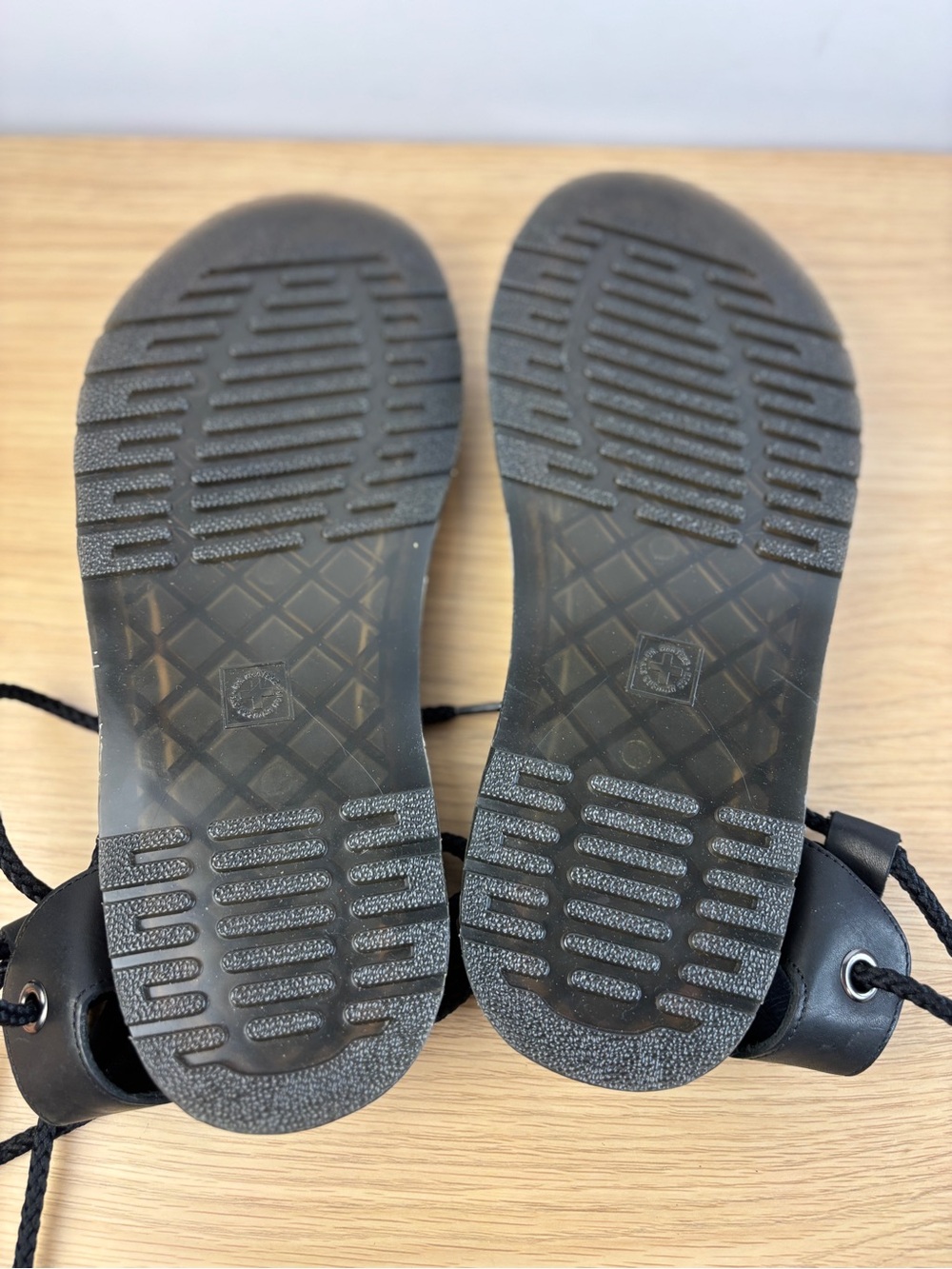 Dr. Martens Jasmine Ghillie Black Leather Sandals Woman’s 10 - Picture 9 of 9